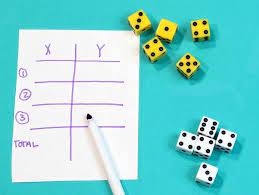 Como Jugar A Tres O Mas Juego Con Solo Dados Y Papel Ideas Verdes Juegos Con Dados Juegos De Matematicas Juegos