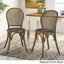 chisum beech wood and rattan dining