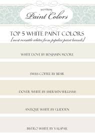 Benjamin moore paint color of the year: My 5 Top White Paint Colors Favorite Paint Colors Blog