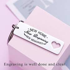 Bring cheer to a new home, a treasured summer place, or a new condo with our best housewarming gift ideas. Housewarming Gifts New Home New Beginning New Memories 2021 Couples Keychain New Home Gift Ideas Husband Wife New Beginning In Dubai Uae Whizz Keyrings Keychains