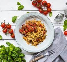Images id for bloxburg : Graddig Pasta Med Basilika Och Ugnsrostade Tomater Landleys Kok