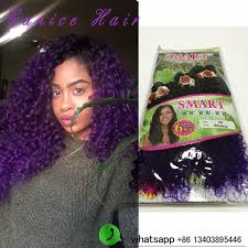 Brazilian Curly Hair 1b Purple 6pieces One Pack Jerry Curl Hair Extensions Cheap Hair Products Dyed Hair Purple Jerry Curl Hair