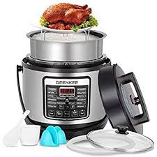 Black And Decker Rice Cooker Manual Rc516 Amazon Com Deenkee 10in1 Multifunction Pressure Cooker 6 Quart Instant Programmable For In 2020 Pressure Cooker Recipes Wholesome Ingredients Recipes
