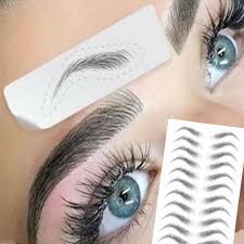 If you have faint eyebrows, no eyebrows, or partial eyebrows, a cosmetic tattoo can help. Buy 4d Hair Like Eyebrow Eyebrow Tattoo Sticker Authentic False Eyebrows Lasting At Affordable Prices Free Shipping Real Reviews With Photos Joom