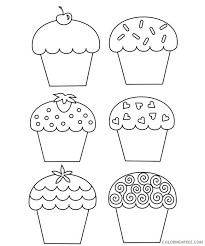 Coloring is a magnificent activity for all kids. Printable Cupcake Coloring Pages For Kids Coloring4free Coloring4free Com