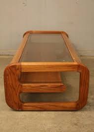 Mersman Waldron Glass Top Coffee Table 55 5 X 24 X 16 5 T And Matching End Table 23 X 27 X 20 5 T Coffee Table Table End Tables