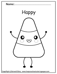 School's out for summer, so keep kids of all ages busy with summer coloring sheets. Set Of Candy Corn Cute Emotions For Kids