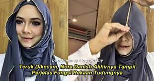 Rasa macam nora danish yang hadiahkan tudung tu pulak kt aten. Dikecam Teruk Nora Danish Akhirnya Tampil Perjelas Fungsi Rekaan Tudung Zip Tutup Muka Media Share