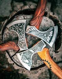 Viking Camping Hatchet Knife Vikings Sword Design