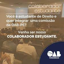Oct 17, 2017 · de acordo com o art. Estudantes De Direito Podem Participar De Comissoes Da Oab Pe Oab Pe