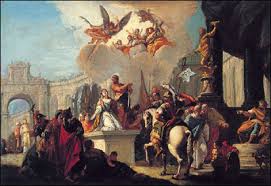 A.the martyrdom of saint ursula by caravaggio the organic spinning out of a musical work based on the first few notes played is called what? The Theatrical Baroque European Plays Painting And Poetry 1575 1725