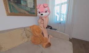 Jessica Rabbit Humping Teddy Bear In Living Room