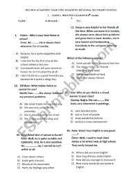 Mark twain became helen keller's mentor. 8 Th Grade Test Friendship Esl Worksheet By Cideing