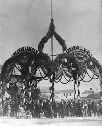 This Picture Of Michigan City S Arch For Lincoln S Funeral Train From Geoff Elliott S We Lincoln Assassination Abraham Lincoln Family President Abraham Lincoln