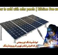 How To Make Free Welding Plant with Solar panels