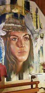 Goorambat Vic Uniting Church mural