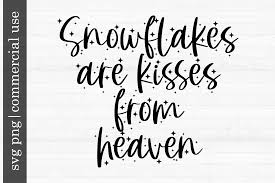 Download Christmas Svg Heaven Snowflakes Graphic By Inlovewithkats Creative Fabrica SVG Cut Files