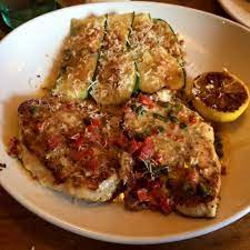 Olive Garden Chicken Piccata With Parmesan Crusted Zucchini Aprox 12 Carb Healthy Dinner Recipes Easy Healthy Vegetarian Dinner Healthy Pancakes Low Calorie
