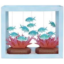 Paper Aquarium Blue Green Puller Paper Aquarium Animals Paper Craft Canon Creative Park Crafts Paper Crafts Paper Toys