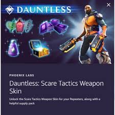 If you are searching for dauntless axe build 10, simply check out our article below :. Dauntless Scare Tactics Weapon Skin Otros Gameflip
