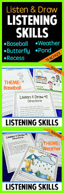 Great For Inside Recess Listen And Follow Directions With These Listen Draw Lessons Great Way To E Listening Skills Teacher Help Special Education Teacher