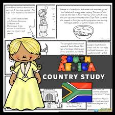 free printable south africa for kids mini book