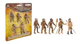 Safari Ltd Safariology Evolution Of Man Historical Toy Figurines Including Australopithecus Afarensis Homo Habilis Homo Erectus Neanderthal And