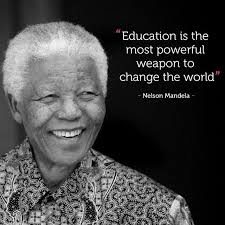 Op De Geboortedag Van Nelson Mandela Herdenken We Deze Wijze Man Met Een Van Zijn Meest Krachtige Uitspraken Over Onde Nelson Mandela Change The World Einstein