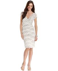 Marina Dress Cap Sleeve Lace Cocktail Dress Mother Of The Bride Dresses Women Macy S Cocktail Dress Lace