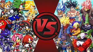 As with anything on the internet, it started out innocently enough with bringing sonic the hedgehog into the dragon ball z fold. Dragon Ball Super Vs Sonic The Hedgehog Mega Collection Sonic Vs Goku Cartoon Fight Animation Youtube