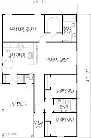 Plan 59779nd Carport Starter Home Plan Starter Home Plans House Plans Pole Barn House Plans