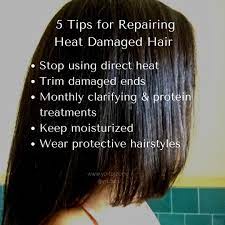 Washing once a week is recommended for most people with damaged african hair. 5 Tips For Repairing Heat Damaged Hair Naturalhair Beauty Heatdamage Heatdamagerecovery Noheat Curlyh Heat Damaged Hair Natural Hair Repair Damaged Hair
