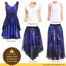Galaxy Print Bridesmaid Outfit Ideas Galaxy Dress Galaxy Outfit Outfits