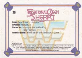 Sensational Queen Sherri 1991 Classic WWF Superstars Card 20 WWE Legend  Martel | eBay