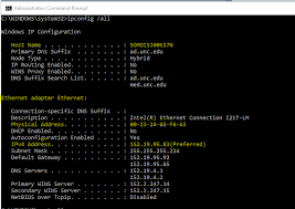 How do you find a computer's ip address location using the command line? Finding The Host Name Ip Address Or Physical Address Of Your Machine School Of Medicine It