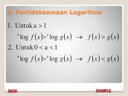 Jika dan hanya jika ubah ke bentuk logaritma. Eksponen Bentuk Akar Dan Logaritma Serta Fungsinya Ppt Download