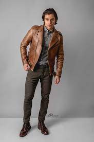 These 7 Shoppable Outfits Prove You Can Pull Off A Brown Leather Jacket Leather Jacket Outfit Men Brown Leather Jacket Men Brown Leather Jacket Outfit