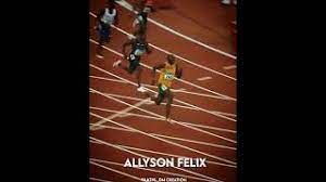 The quote that motivates olympian allyson felix to run faster nicknamed chicken legs in high school, allyson felix, who sprinted to two silvers and a gold in the past two olympics, now has two of. Allyson Felix Motivation Tamil Youtube