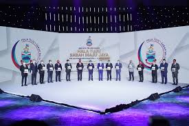 It emphasised harmony with the federal government's shared prosperity vision.5. Majlis Pelancaran Hala Tuju Sabah Maju Jaya Pelan Pembangunan Smj 1 0 2021 2025 Kementerian Sains Teknologi Dan Inovasi Sabah