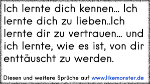 Ich Lernte Dich Kennen Ich Lernte Dich Zu Liebenich Lernte Dir