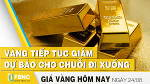 Gia Vang Hom Nay 24 8 2020 Vang Tiếp Tục Giảm Dự Bao Cho Chuỗi đi Xuống Fbnc Youtube