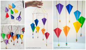 Let us know using comments below, we would love to hear from you. Sankranti Craft For Kids Diy Paper Kite Mobile Artsy Craftsy Mom