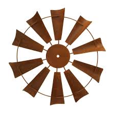 Decorative Rusty Windmill Blades Americana Country Western Themed Party Decorations Country House Decor Decor Home Decor