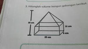 2.200 c m 3 cm^3 c m 3. Hitunglah Volume Bangun Gabungan Berikut Please Jawabkan Besok Di Kumpull Brainly Co Id
