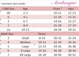 Size Charts Starlite Direct