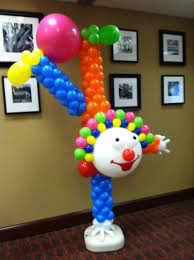 Dante S Upside Down Clown Using Zephyr Solutions Balloon Column Kit Balloons Clown Balloons Balloon Decorations