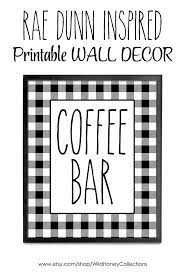 Printable Coffee Bar Sign Printable Farmhouse Coffee Decor Etsy Coffee Bar Signs Coffee Bar Bar Signs