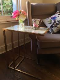 Create This Gold Marble Side Table With This Easy Ikea Hack Melanie Lissack Interiors Marble Side Tables Ikea Table Ikea Living Room Furniture