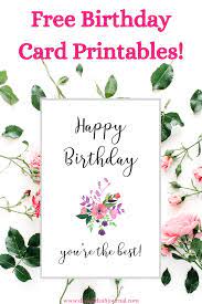 Browse 10,000+ designs in a range of themes! Cute Printable Birthday Cards For Her Pretty Free Pdf Download Birthday Card Printable Birthday Cards For Her Free Printable Birthday Cards
