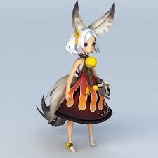 Maybe you would like to learn more about one of these? Anime Fox Girl Character 3d Model 3dhunt Co